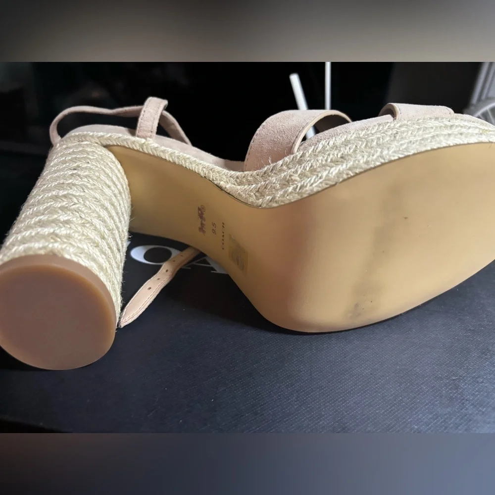 Coach Women's Beige Sandals